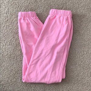 Brandy Melville Rosa Sweatpants